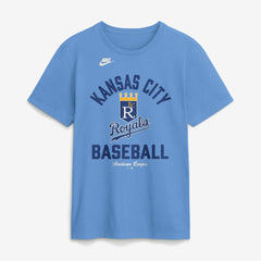 Kansas City Royals Cooperstown Collection T-Shirt - Light Blue | Nike