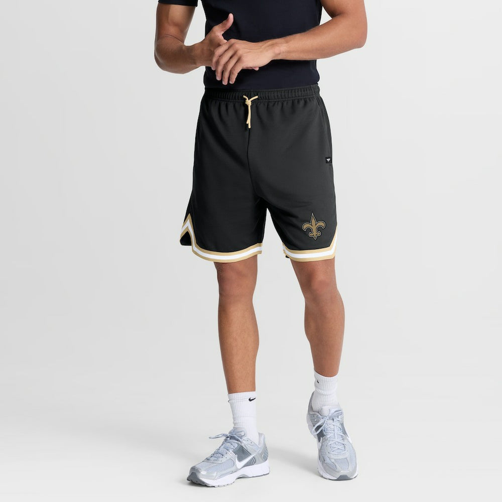 New Orleans Saints Fearless Drive Shorts - Black on sale