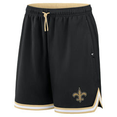 New Orleans Saints Fearless Drive Shorts - Black on sale