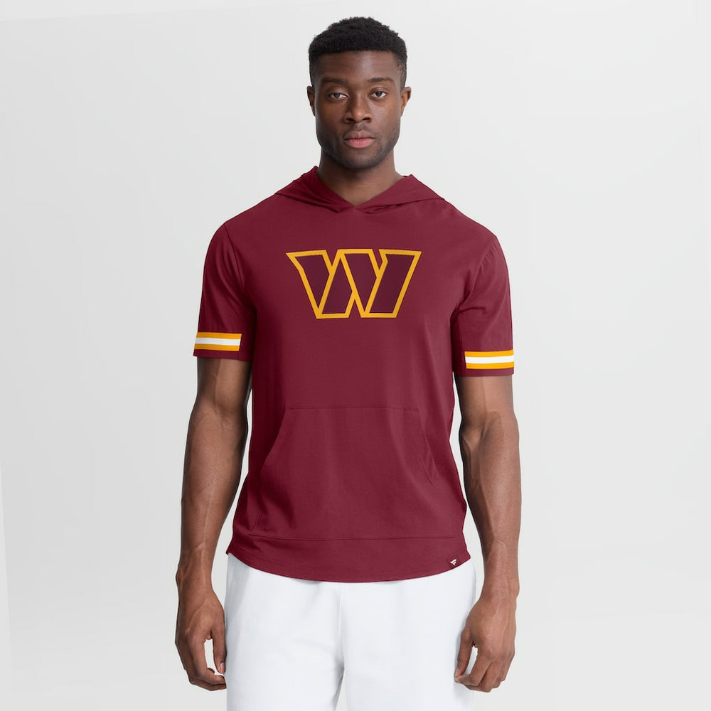 Washington Commanders Optimal Play Short Sleeve Hooded T-Shirt - Burgundy online