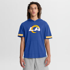 Los Angeles Rams Optimal Play Short Sleeve Hooded T-Shirt - Royal cheap