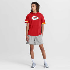 Kansas City Chiefs Optimal Play Short Sleeve Hooded T-Shirt - Red cheap