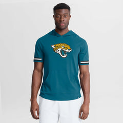 Jacksonville Jaguars Optimal Play Short Sleeve Hooded T-Shirt - Teal sale