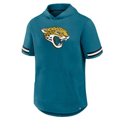 Jacksonville Jaguars Optimal Play Short Sleeve Hooded T-Shirt - Teal sale
