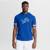Detroit Lions Optimal Play Short Sleeve Hooded T-Shirt - Blue online