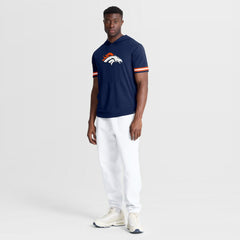 Denver Broncos Optimal Play Short Sleeve Hooded T-Shirt - Navy on sale