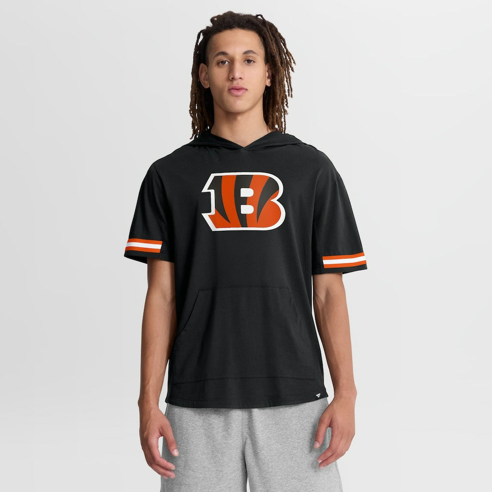 Cincinnati Bengals Optimal Play Short Sleeve Hooded T-Shirt - Black sale