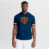 Chicago Bears Optimal Play Short Sleeve Hooded T-Shirt - Navy discount