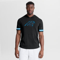 Carolina Panthers Optimal Play Short Sleeve Hooded T-Shirt - Black cheap