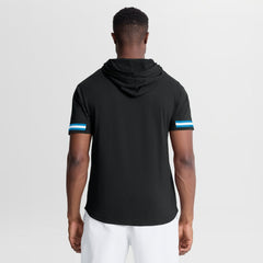Carolina Panthers Optimal Play Short Sleeve Hooded T-Shirt - Black cheap