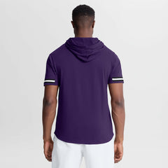 Baltimore Ravens Optimal Play Short Sleeve Hooded T-Shirt - Purple online