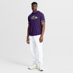 Baltimore Ravens Optimal Play Short Sleeve Hooded T-Shirt - Purple online