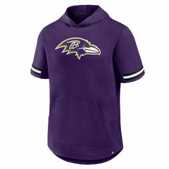 Baltimore Ravens Optimal Play Short Sleeve Hooded T-Shirt - Purple online