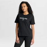 Philadelphia Eagles Women's Fade Legacy T-Shirt - Black for sale