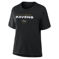 Baltimore Ravens Women's Fade Legacy T-Shirt - Black on sale