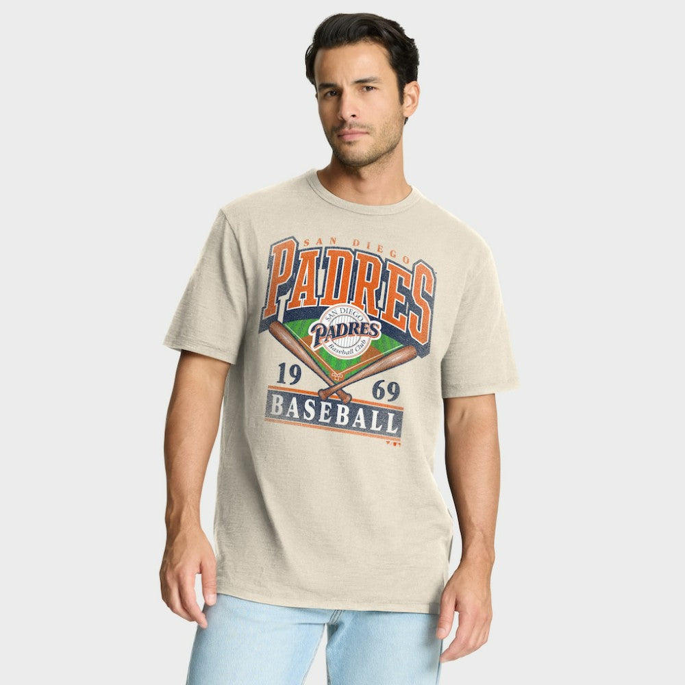 San Diego Padres Stadium Slub T-Shirt - Tan