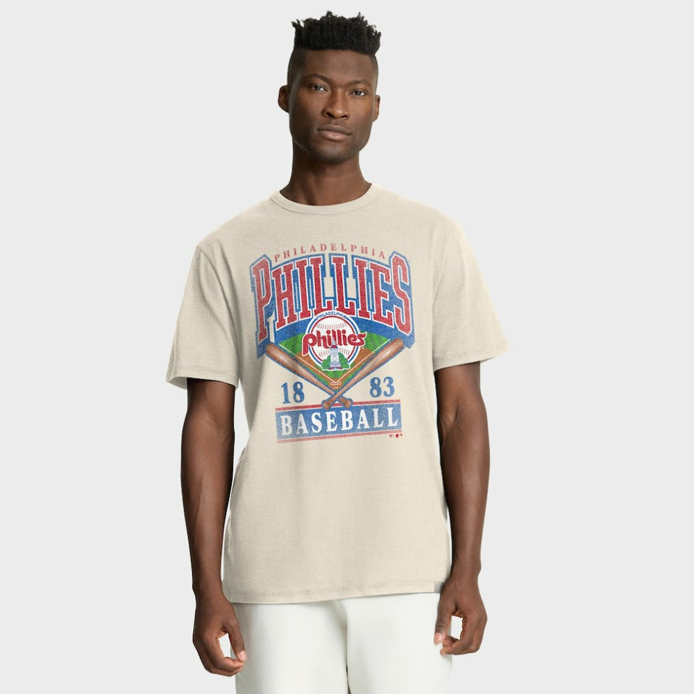 Philadelphia Phillies Stadium Slub T-Shirt - Tan