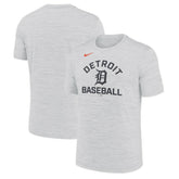 Detroit Tigers Velocity Team City Baseball Dri-FIT T-Shirt - Ash | Nike
