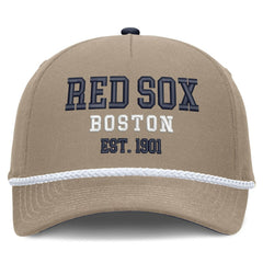 Boston Red Sox Father's Day Rope Rise Adjustable Hat - Khaki | Nike