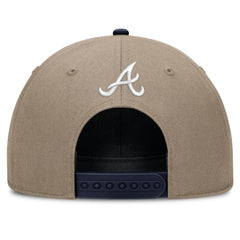 Atlanta Braves Father's Day Rope Rise Adjustable Hat - Khaki | Nike