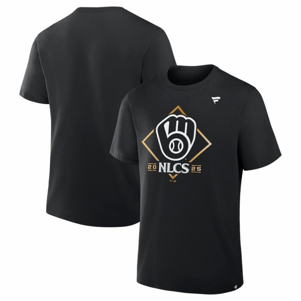 Milwaukee Brewers 2025 National League Division Series Champions Locker Room T-Shirt - Black
