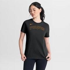 Pittsburgh Pirates Women's Wordmark T-Shirt - Black | Nike