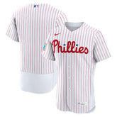 Philadelphia Phillies Home Sponsor Patch Authentic Jersey - White | Nike