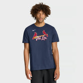 St. Louis Cardinals City Connect Large Logo T-Shirt - Navy | Nike