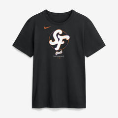 San Francisco Giants City Connect Large Logo T-Shirt - Black | Nike