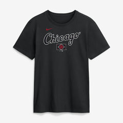 Chicago White Sox City Connect Wordmark T-Shirt - Black | Nike