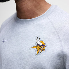 Minnesota Vikings Tech Fleece Raglan Sweatshirt - Heather Gray | Nike online