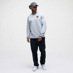 Chicago Bears Tech Fleece Raglan Sweatshirt - Heather Gray | Nike for sale