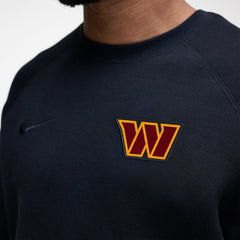 Washington Commanders Tech Fleece Raglan Sweatshirt - Black | Nike outlet