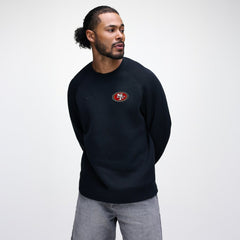 San Francisco 49ers Tech Fleece Raglan Sweatshirt - Black | Nike online