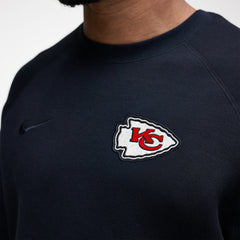 Kansas City Chiefs Tech Fleece Raglan Sweatshirt - Black | Nike on sale
