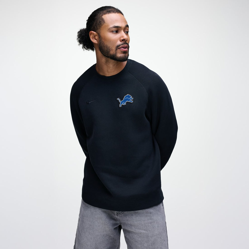 Detroit Lions Tech Fleece Raglan Sweatshirt - Black | Nike online