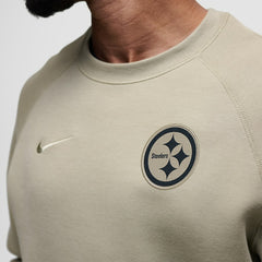 Pittsburgh Steelers Tech Fleece Raglan Sweatshirt - Olive | Nike cheap