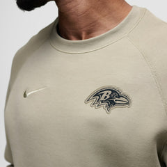 Baltimore Ravens Tech Fleece Raglan Sweatshirt - Olive | Nike outlet