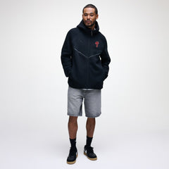 Philadelphia Phillies Tech Fleece Raglan Full-Zip Windrunner Hoodie - Black | Nike