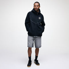 New York Yankees Tech Fleece Raglan Full-Zip Windrunner Hoodie - Black | Nike