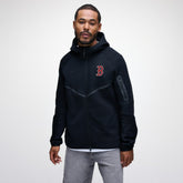 Boston Red Sox Tech Fleece Raglan Full-Zip Windrunner Hoodie - Black | Nike