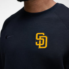 San Diego Padres Tech Fleece Raglan Sweatshirt - Black | Nike