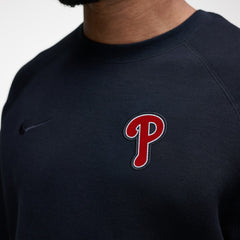 Philadelphia Phillies Tech Fleece Raglan Sweatshirt - Black | Nike