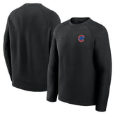 Chicago Cubs Tech Fleece Raglan Sweatshirt - Black | Nike