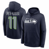 Jaxon Smith-Njigba Seattle Seahawks Name & Number Fleece Hoodie - Navy | Nike outlet