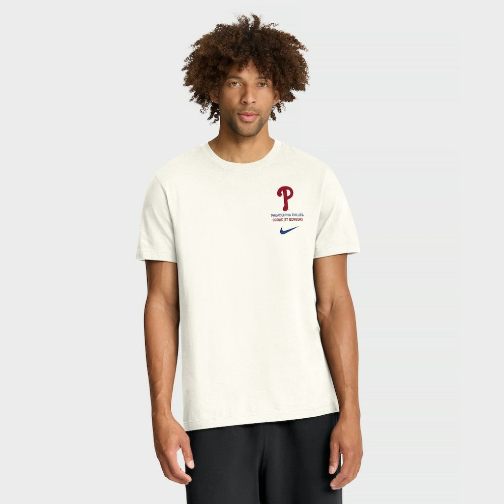 Philadelphia Phillies Primetime 2-Hit T-Shirt - Cream | Nike