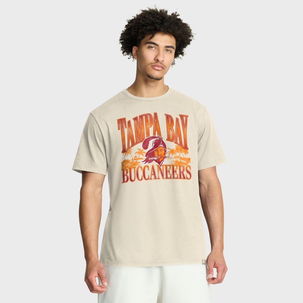 Tampa Bay Buccaneers Team Archives T-Shirt - Cream on sale