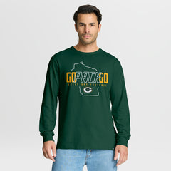 Green Bay Packers Homeward Bound Long Sleeve T-Shirt - Green on sale