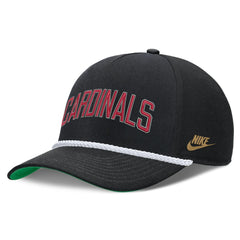 St. Louis Cardinals Cooperstown Collection Rise Adjustable Hat - Black | Nike