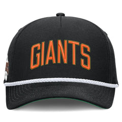 San Francisco Giants Cooperstown Collection Rise Adjustable Hat - Black | Nike